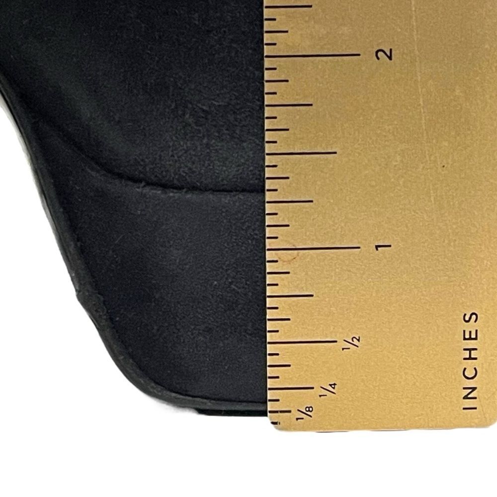 LANVIN Suede Patent Leather Platform Heel Pumps 37 - Picture 12 of 13